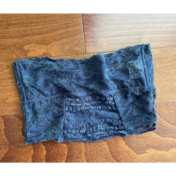 Free People Intimately Storm Bandeau Tube Lace Strapless Stretch Bralette S - Picture 2 of 9